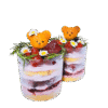 Straw-Bear-ry Petite Cake